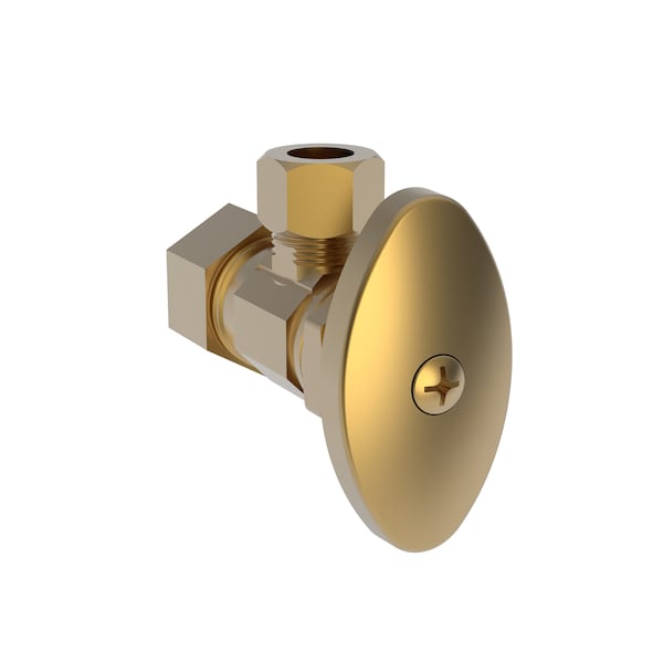 Angle Valve, 1/2" Compression in Satin Bronze (Pvd)